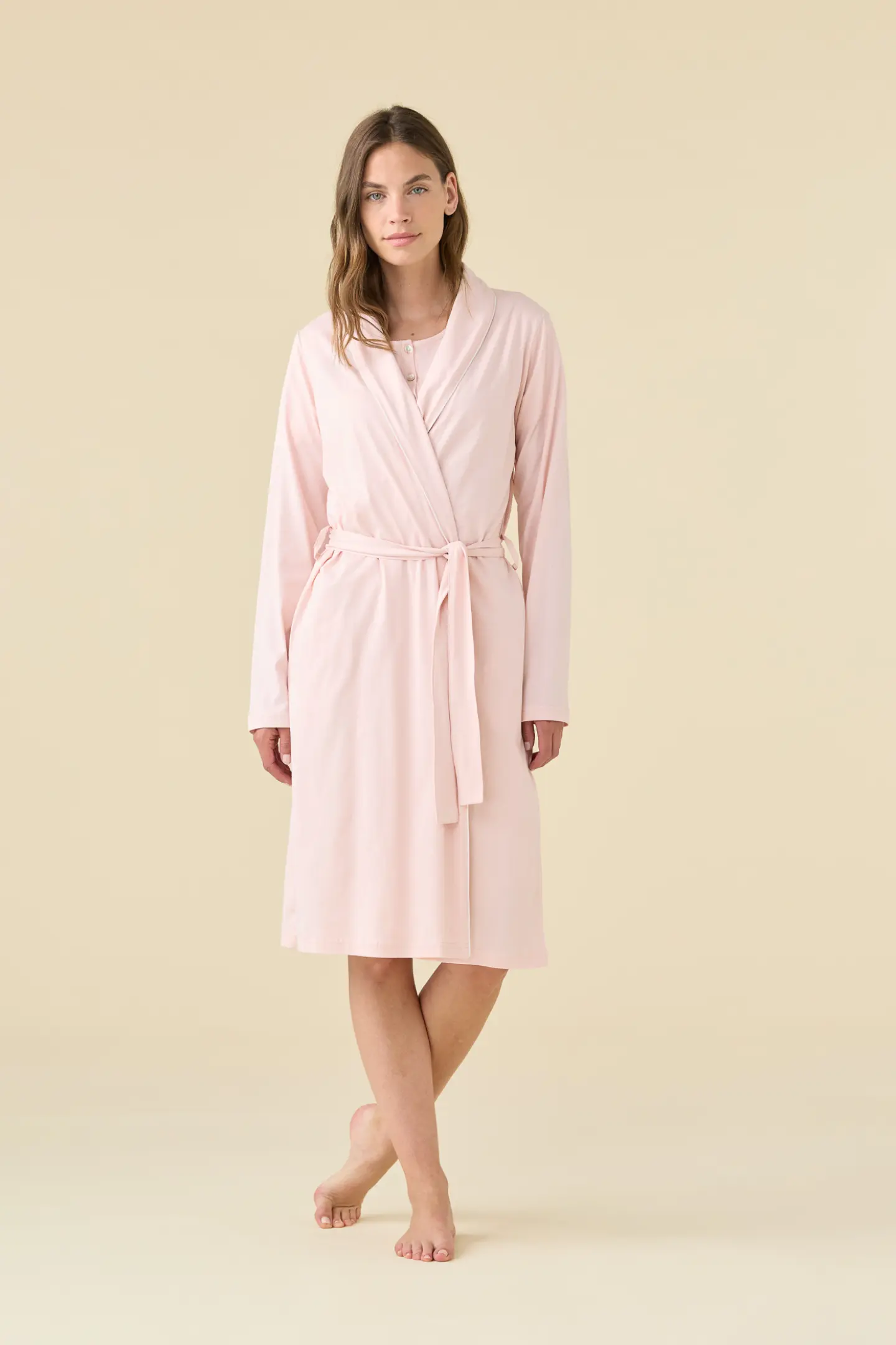 Vestaglia donna estiva in cotone articolo essential