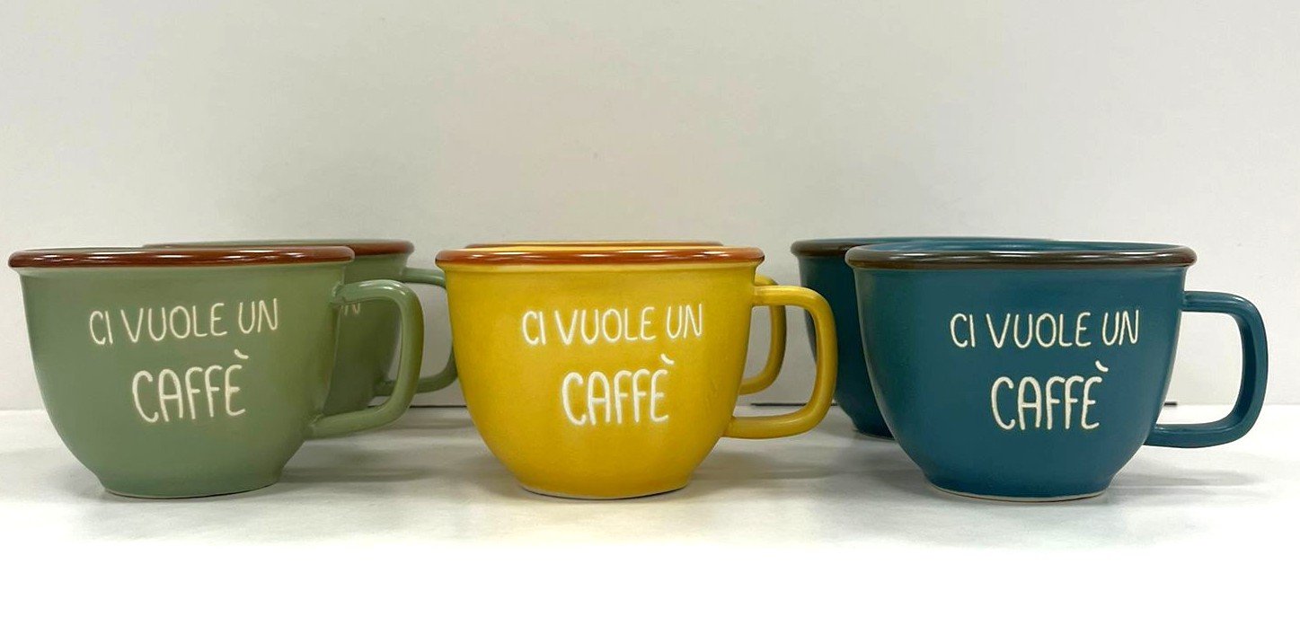 Colors Set 6 Tazzine Stoneware